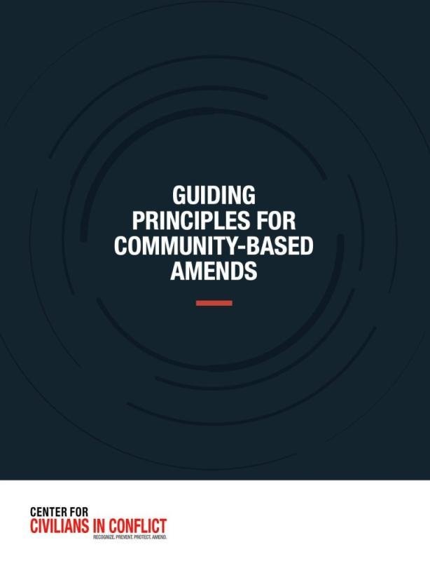 Guiding Principles for Community-Based Amends
